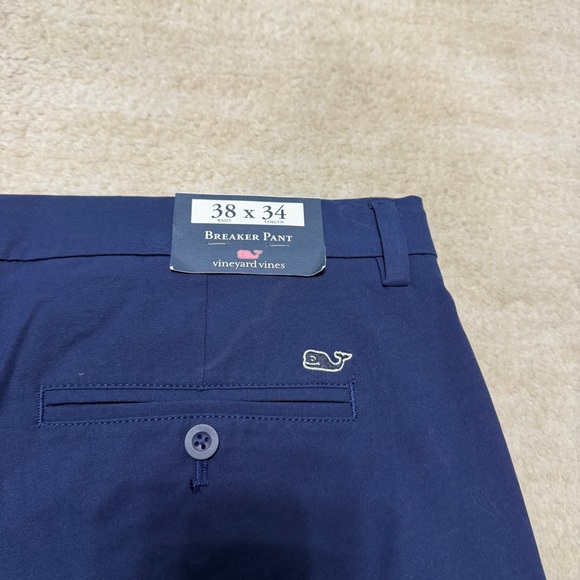 NWT Vineyard Vines Breaker Performance Pants Navy Blue Men's 38x34 Deep Bay - Picture 4 of 6